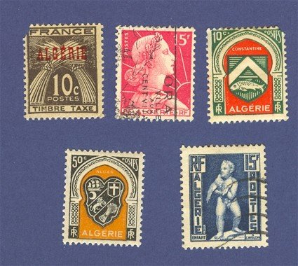 Algeria 5 stamps