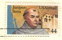 Junipero Serra Air Mail 44 cent Stamp FDI SC C116 First Day Issue