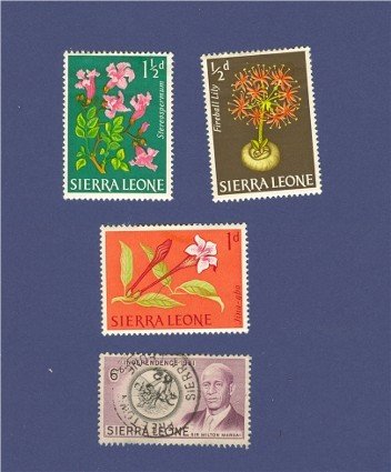 Sierra Leone 4 stamps