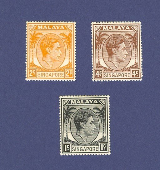 Singapore 3 stamps