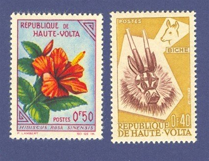 French Colony of Volta 2 Stamps