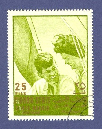 Saudi Arabia John F Kennedy stamp