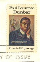 Paul Laurence Dunbar 10 cent Stamp American Arts Issue FDI SC 1554 First Day Issue