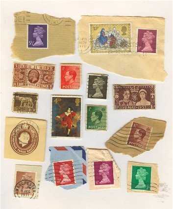 Great Britain Packet No 4505 with 16 stamps