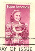Babe Zaharias 18 cent Stamp American Sports Issue FDI SC 1932 First Day Issue