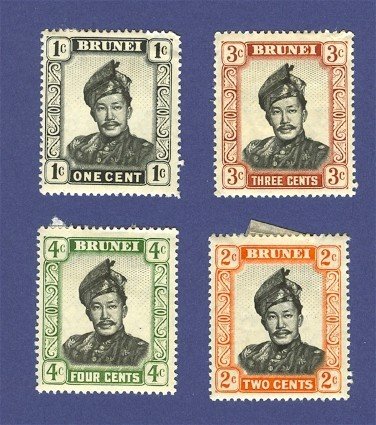 Brunei 4 stamps