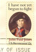 John Paul Jones 15 cent Stamp Charles Wilson Peale American Bicentennial Issue FDI SC 1789 First Day