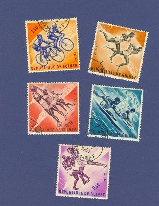 Guinea 5 stamps Olympics
