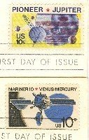 Space Issue 10 cent Stamps Complete Set FDI First Day Issue