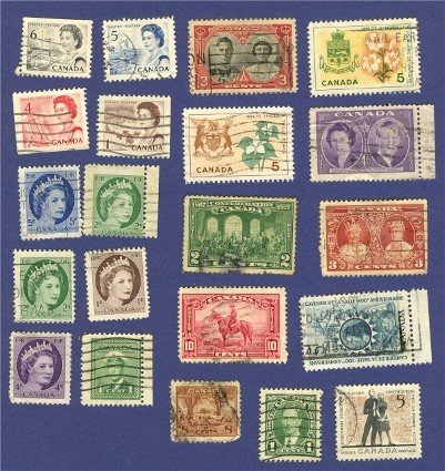 Canada 46 stamps Packet No 1387