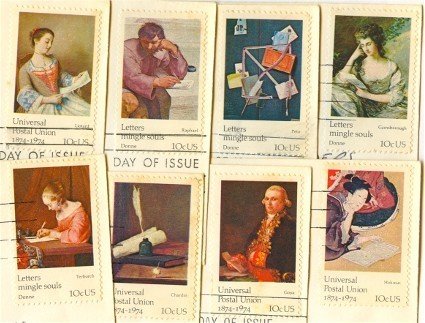 Universal Postal Union Issue Complete Set 8 Stamps FDI First Day Issue