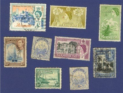 Bermuda 9 stamps Packet No 2398