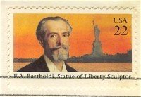 Frederic A Batholdi 22 cent Stamp FDI SC 2147 First Day Issue