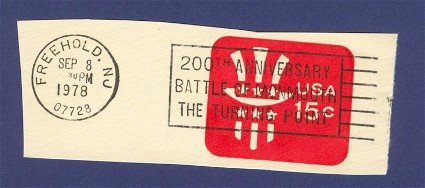 United States 200th Anniversary Cancellation Battle of Monmouth 1978