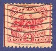 United States Stamp 1926 2 cent Battle of White Plains Scott No 629