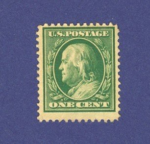 United States 1908 1 cent Franklin Stamp Scotts No 331