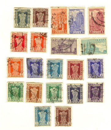India Packet No 3510 with 22 stamps