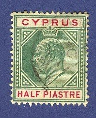 Cyprus 1 stamp from 1903 or 1904