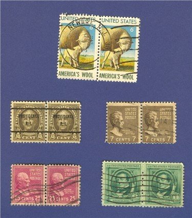 United States Stamps 5 Sets Horizontal Pairs Packet 24639