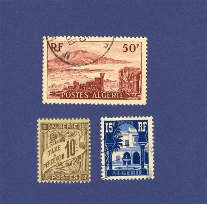 Algeria French Colony Packet No 2411 with 3 stamps