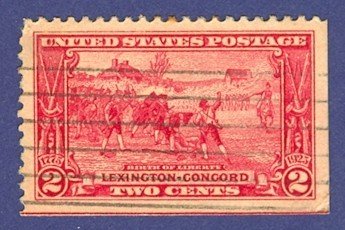 United States Birth of Liberty 2 cent Stamp Painting by Henry Sandham Scotts No 618