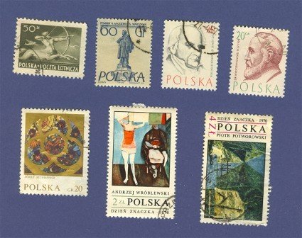 Poland Packet No 1497 with 7 stamps