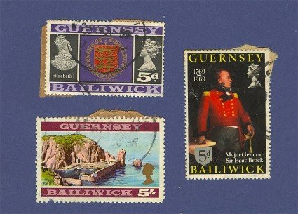 Guernsey 3 stamps