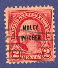 Monmouth Molly Pitcher United States 2 cent Stamp Scotts No 646