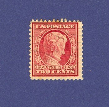 1909 Lincoln Memorial Issue 2 Cent Bust of Abraham Lincoln