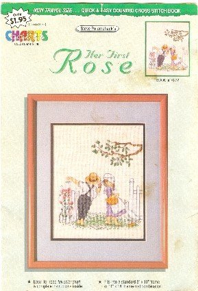 Her First Rose by Steve Polomchack counted cross stitch