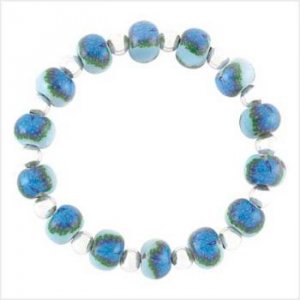 Wholesale Handcrafted Pavão Blue Bracelet