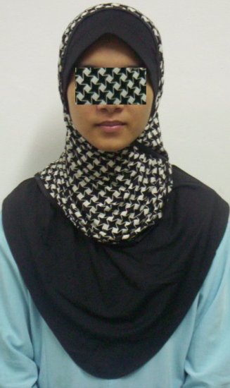 New~Split Kuwaiti Hijab~Amira~Mona~Muslim/Islamic Head Scarf~Tudung~Kleidung (ID 3428-BW)