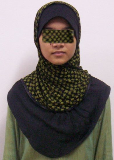 New~Split Kuwaiti Hijab~Amira~Mona~Muslim/Islamic Head Scarf~Tudung~Kleidung (ID 3428-GR)