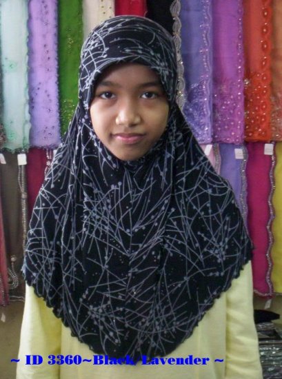 New~1pc Amira Hijab~Kuwaiti~Mona~Muslim/Islamic Head Scarf~Tudung~Kleidung (ID 3360-B)