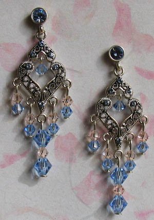 Mirrored Heart Lt Sapphire