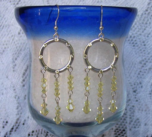 CRYSTAL HOOPS JONQUIL