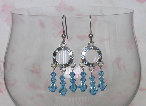 Ring of Crystals Aquamarine