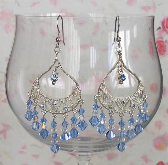 Crystal Drop Lt Sapphire
