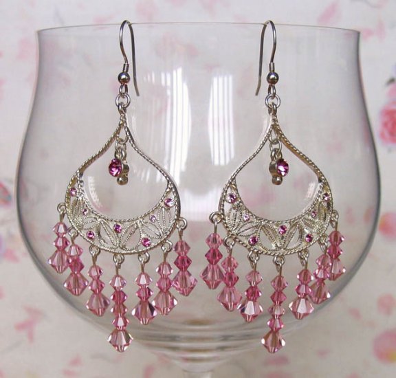 Crystal Drop - Lt Rose