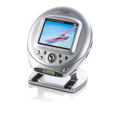 Coby 5" Portable Dvd-mp3-cd Cd-rw Player