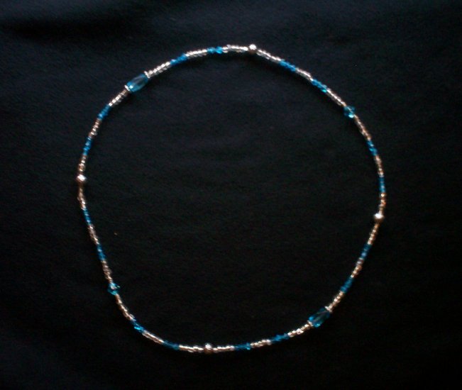 Long Blue Necklace