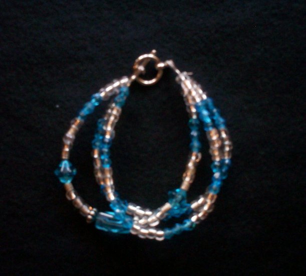 Triple String Blue Bracelet
