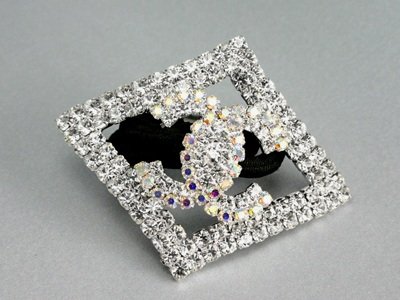 Rhinestone Jeweled Ponytail Band