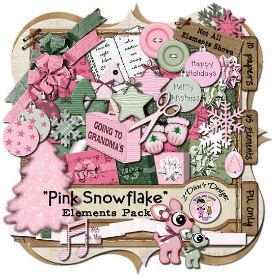 Pink Snowflake