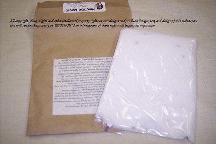 DEAD SEA SALT- LAVENDER botanical blend.