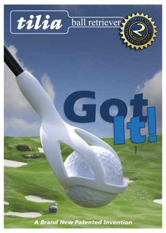 TILIA Golf Ball Retriever Swedish Design Extends to 9 feet!