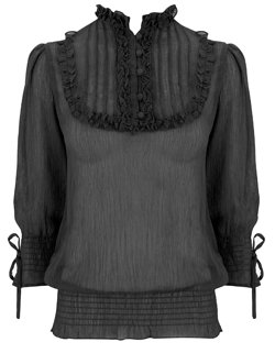 Black gothic blouse