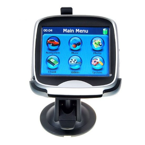 3.5-inch Navi-GPS MP3/MP4-Capable with 2GB SD Card and US Street-Level Map