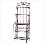 Bakers Style Wine and Glass Rack