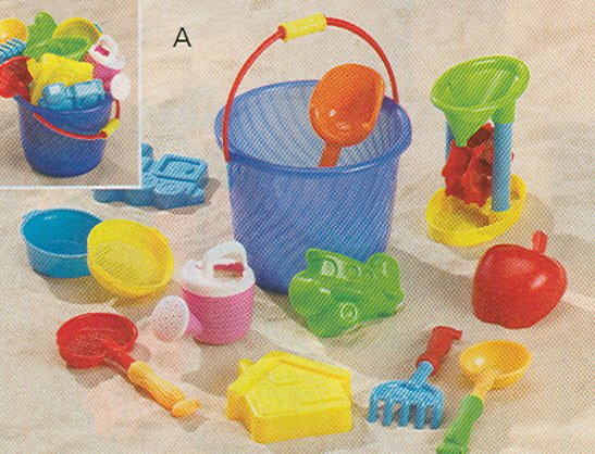 Beach Bucket Sand Toy